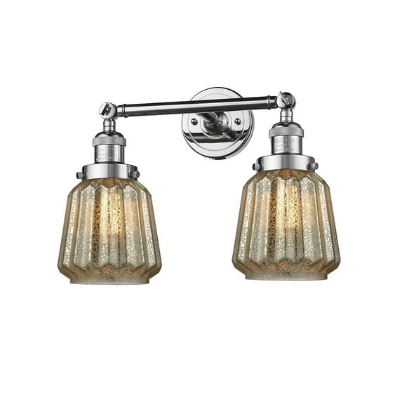 2 Light Vintage Dimmable Led Bathroom Fixture