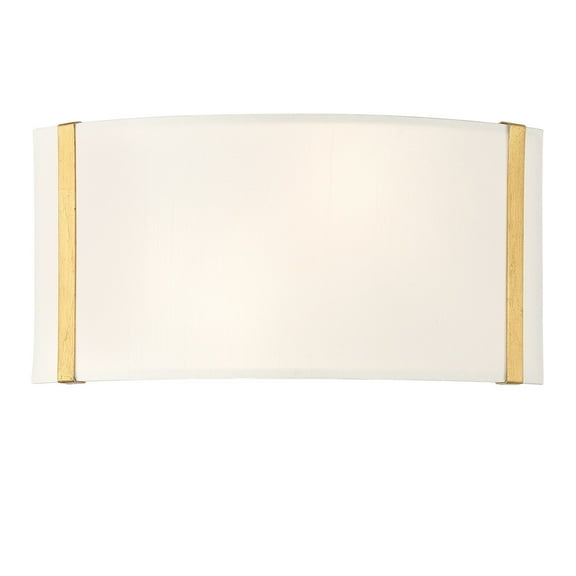 FUL-902-GA-Crystorama Lighting-Fulton - 2 Light Wall Mount-Antique Gold Finish