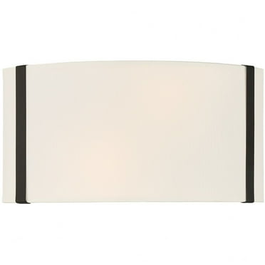 FUL-902-BK-Crystorama Lighting-Fulton - 2 Light Wall Mount-Black Finish