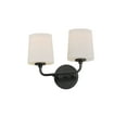 thumbnail image 1 of 12092SWBK Maxim Lighting Bristol - 2 Light Wall Sconce-10 Inches Tall and 13.25 Inches Wide-Black Finish, 1 of 4