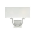 thumbnail image 1 of Satin Nickel Two Light Wall Sconce from the Rhodes Collection, 1 of 5