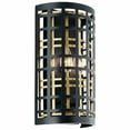 thumbnail image 1 of 2 Light Wall Sconce With Soft Contemporary Inspirations 7.5 Inches Wide Kichler Lighting 44079Bk, 1 of 2