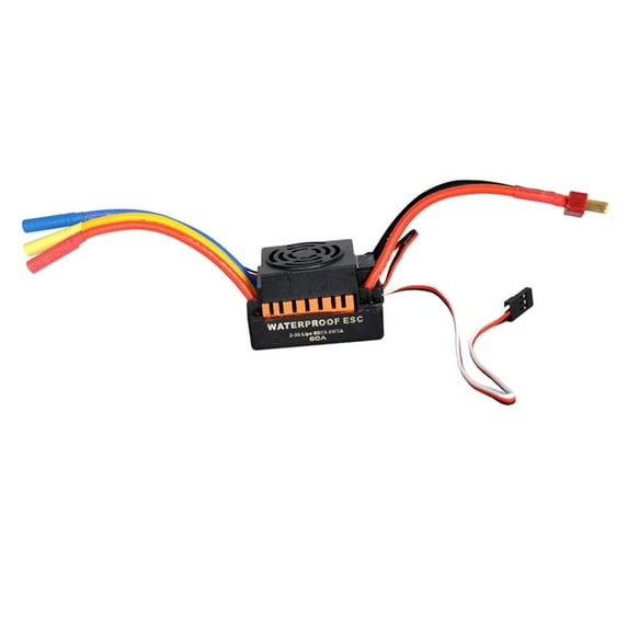2 Lipo Brushless Sensorless ESC Speed Controller for RC Car Orange