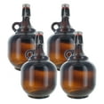 thumbnail image 1 of 2 Liter Amber Flip Top Style Growler x4, 1 of 4