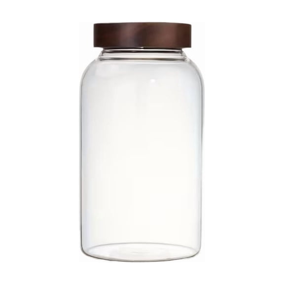 2 Liter Borosilicate Glass Fermentation Jar with Airtight Flip-Top Lid Microwave Safe for Pickling, Sauerkraut, Wine & Kombucha No-Electricity Home Brewing & Kitchen Decor