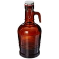 thumbnail image 1 of 2 Liter Growler with Glass Handle- Amber, 1 of 2