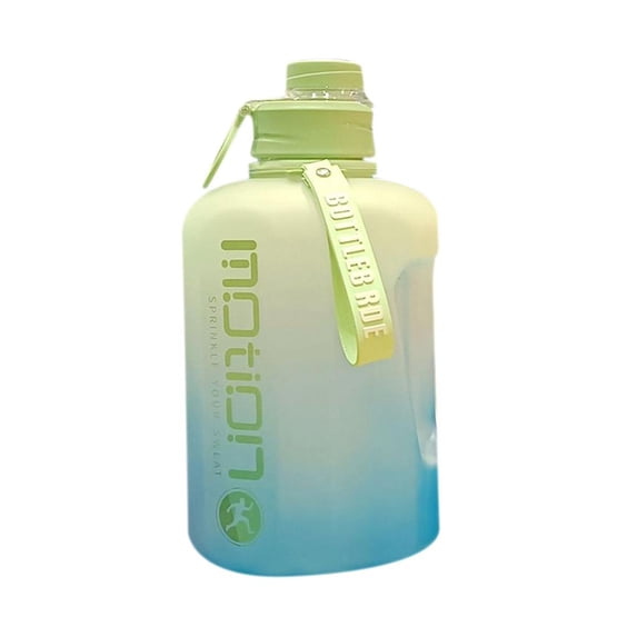 2 Liter Sports Water With Scale Capacity Fitness Kettle Outdoor Gradient Plastic Portable Reusable