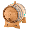 thumbnail image 1 of 2 Liters American White Oak Wood Aging Barrel | Age your own Tequila, Whiskey, Rum, Bourbon, Wine..., 1 of 2