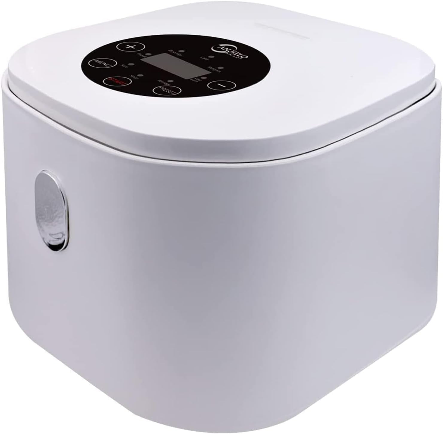 2 Liters Rice Cooker with Preset and Keep Warming, Stainless Steel ...
