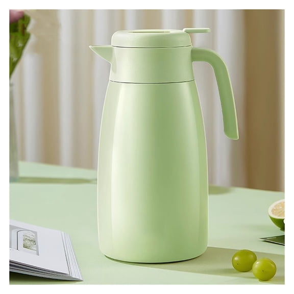 2 Litre Thermal Coffee Carafe Jugs,Vacuum Pitcher Stainless Steel Double-Wall Vacuum Insulated Coffee Pot,Beverage Dispenser Keeping Hot/Cold