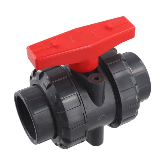2" Live Ball Valve Upvc Double Union Socket Ball Valve Pipeline Switch Valve