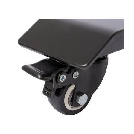 2" Locking Casters for Stand Up Desk Store Dual Motor Electric Adjustable Height Standing Desk with EZ Assemble Steel Frame (Black, Non-Marking)