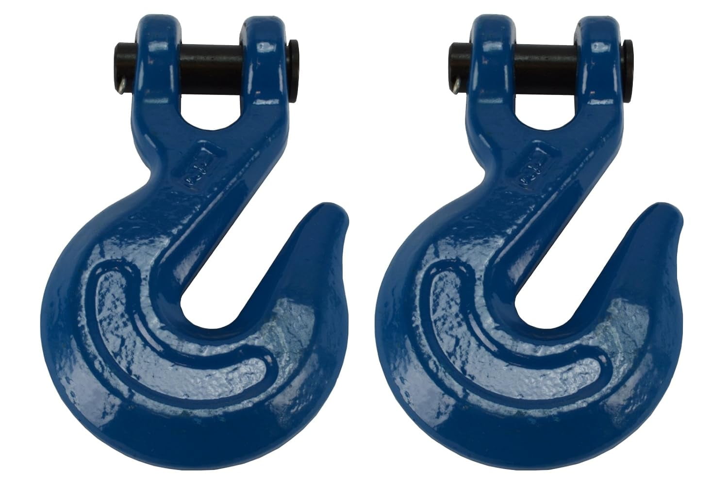 2 Lot 1/2" Chain Grab Hook Pin Clevis Rigging Tow Transport Truck