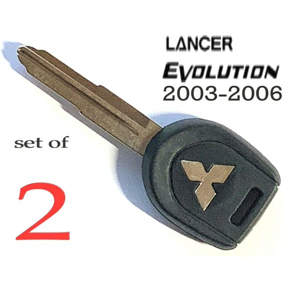 2 MIT14 Mitsubishi Lancer Evo Evolution 2003-2006 transponder Chip Key VLS