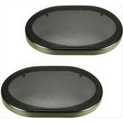 2 MK Audio Universal 6"x9" Speaker Coaxial Component Protective Grills Covers