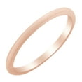 thumbnail image 1 of AFFY 2 MM Comfort Fit Wedding Band Ring in 10k Rose Gold Ring Size - 8, 1 of 1