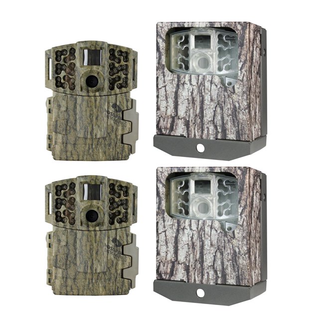 (2) MOULTRIE Game Spy M880 Gen2 Low Glow 8 MP Game Cameras + Security