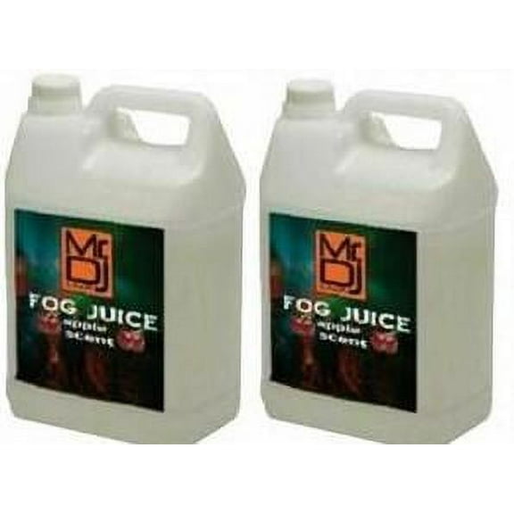 2 MR DJ Apple Scent Gallons of Fog/Smoke/Haze Machine Refill Liquid Juice Water Based Fog Machine Fluid