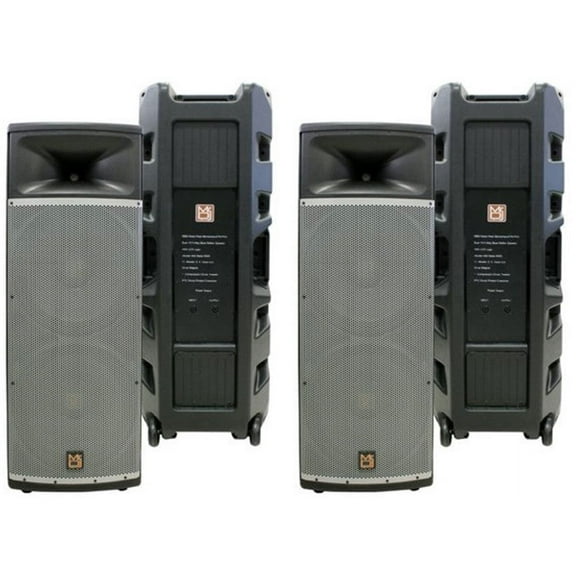 2 MR DJ PRO215S PA DJ Passive Speaker <br/>Professional PRO PA DJ Dual 15 3-Way Full-Range Passive DJ PA Multipurpose Live Sound Loudspeaker