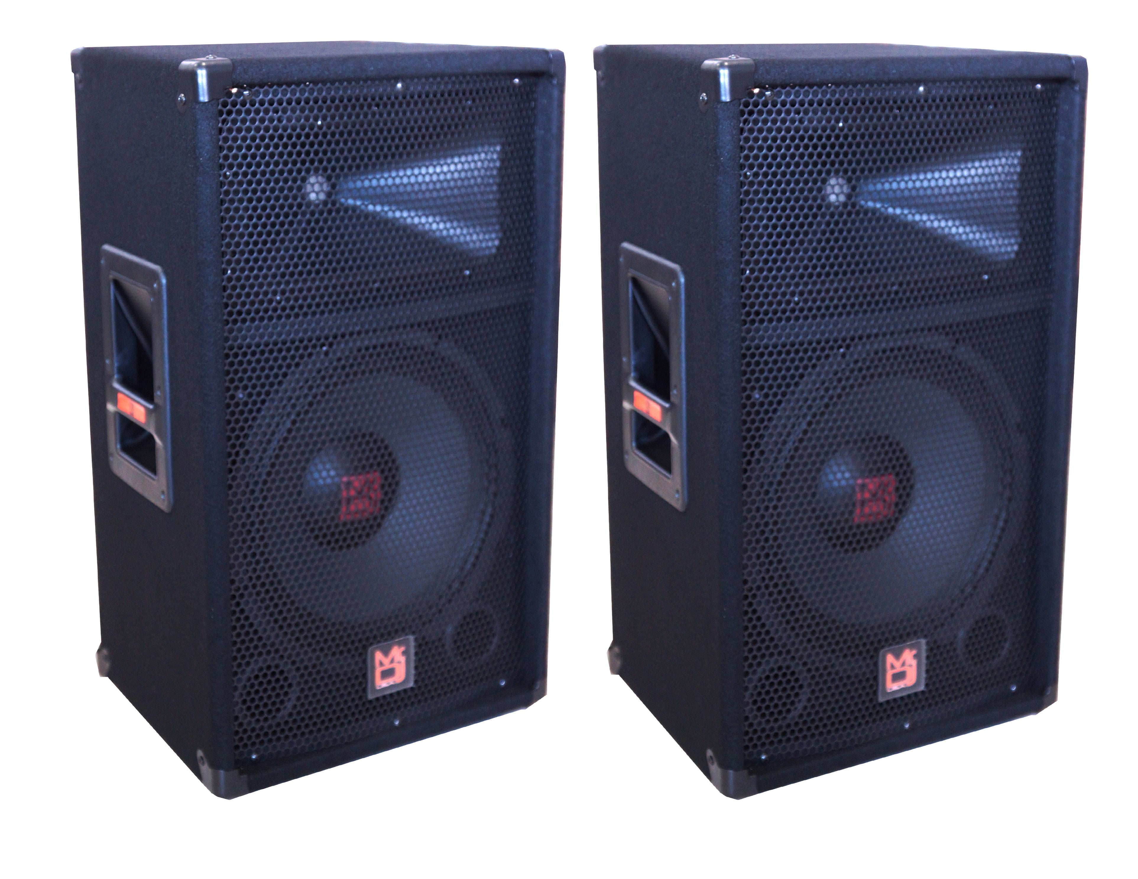 Caisson De Basses Mr DJ PA115 15" 600W - Noir/rouge - Comme Neuf