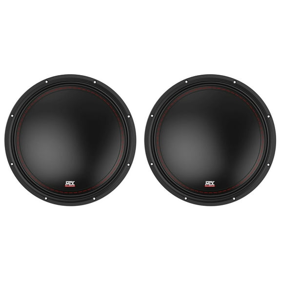 (2) MTX 3512-04 12" 1000 Watt Peak SVC 4-ohm Car Audio Subwoofers Subs
