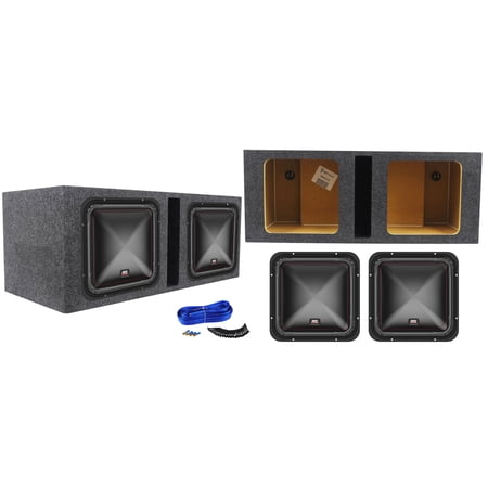 (2) MTX S6512-44 12" 1000 Watt RMS Car Audio Subwoofers+Vented Sub Box Enclosure