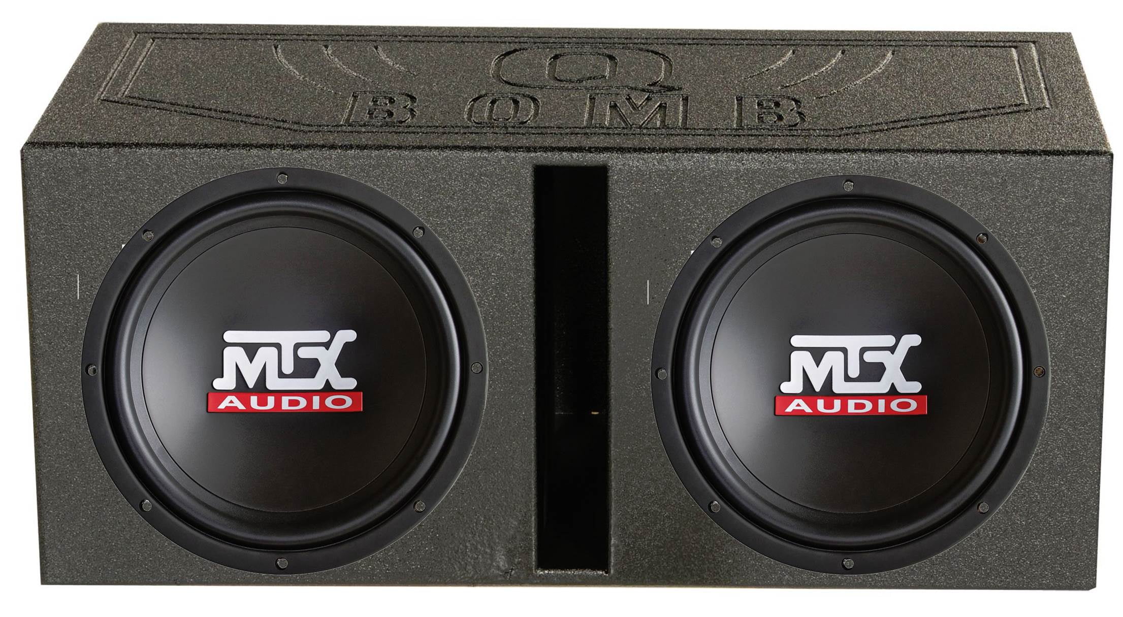 2) MTX TN1202 12" 400 Watt Car Audio Subwoofers + Ported Dual Box