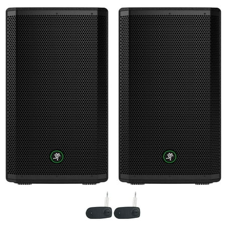 2 Mackie Thrash212 12” 1300W Active DJ PA Speakers with Wireless Linking Thrash 212