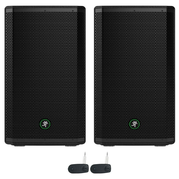 2 Mackie Thrash212 12 1300W Active DJ PA Speakers with Wireless Linking Thrash 212