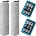 2 Main Roller Brush and 2 HEPA Filter Replacement Kits for Bissell for