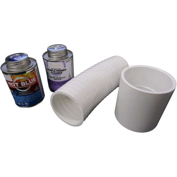 2" Manifold Coupler Glue Kit Old Plumbing to New Hot Tub Spa Part for 1-2 Manifolds