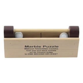 2 Marbles Puzzle Adult IQ Game Brain Teaser Magic Trick Toy Tricks Joke Gag Gift