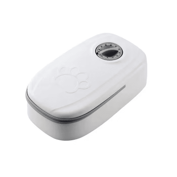 2 Meals Timed Automatic Dog Feeder Dual Bowls Smart Cat Food Dispenser Wet Dry Pet Food Dispenser Pet Feeder Cat Accessories