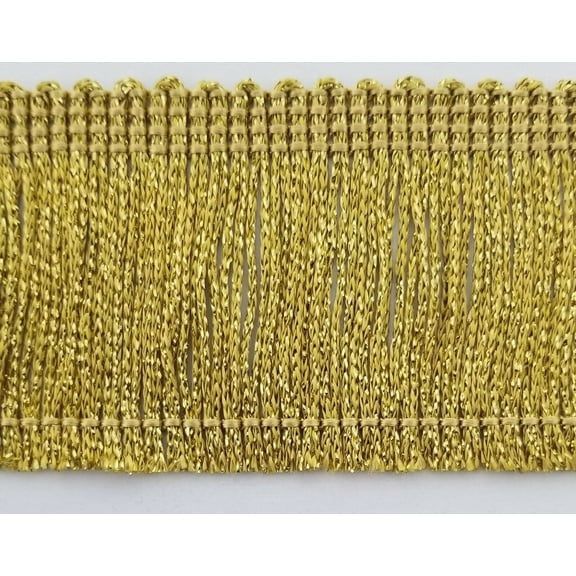 2" Metallic Chainette Fringe - 8 Yards Total - Many Color Options!