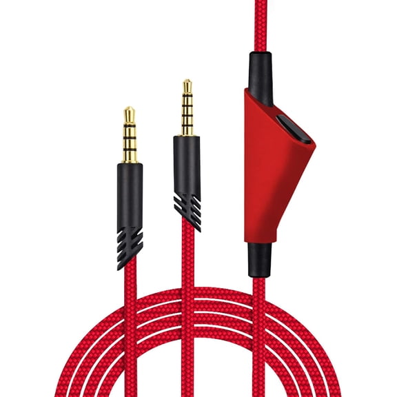 2 Meter Inline Mute Replacement Cable for Astro A40 TR & A10, Audio Cord for A40, A10 Headsets, Works with Xbox One Controller, PS4, PC, Smartphones, Tablets