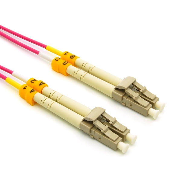 2 Meter LC/LC 40/100G Multi-Mode Duplex OM4 50/125 Fiber Optic Cable