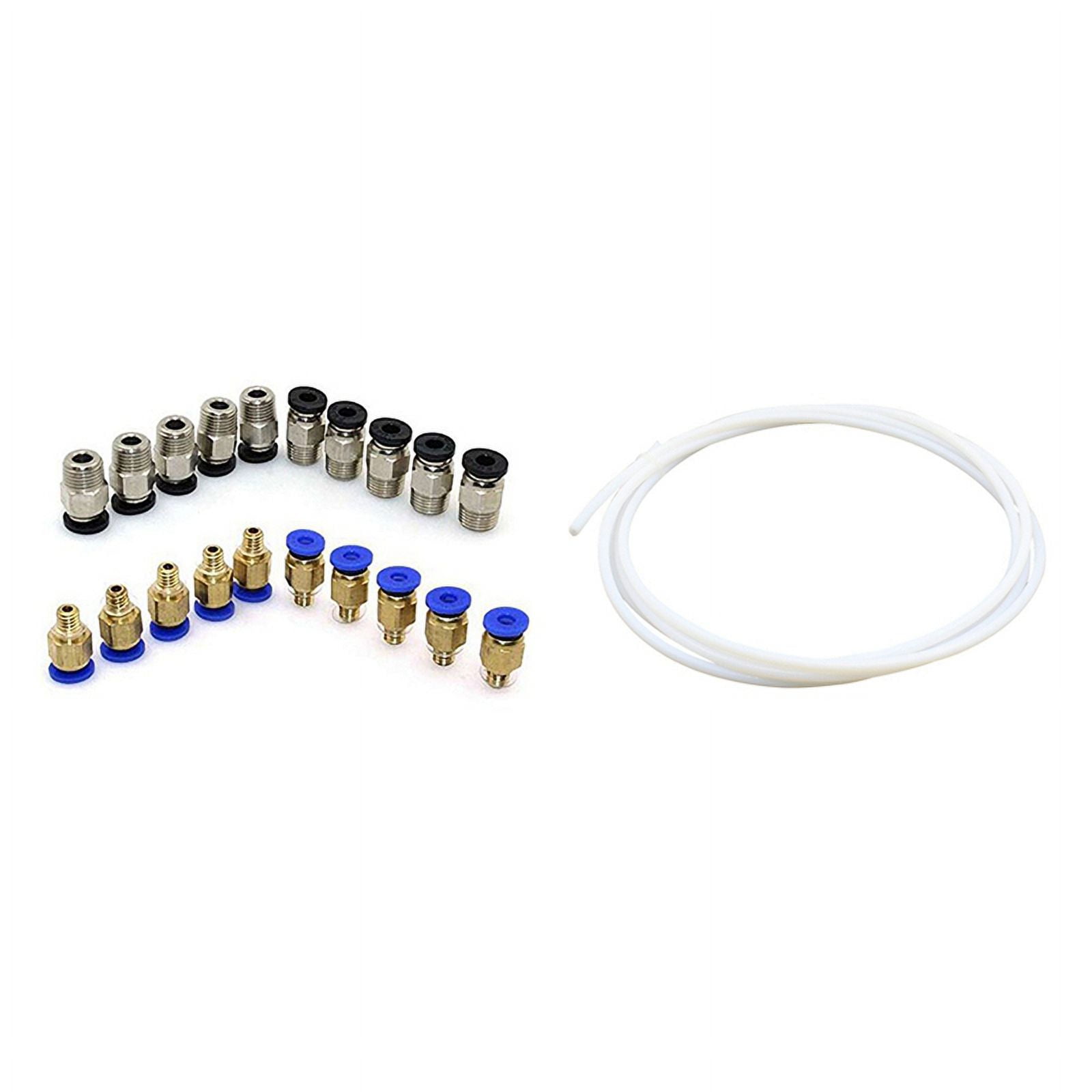 4x Bowden-Clip & Adapter Set – Universeller Pneumatischer Adapter Für 3D-Drucker Hotends (7,8mm / M8)