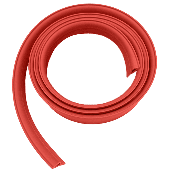 2 Meters Edge Guard-Pvc Carpet Edge Strip-Rubber Floor Transition Strips-Self Adhesive Trim - Red