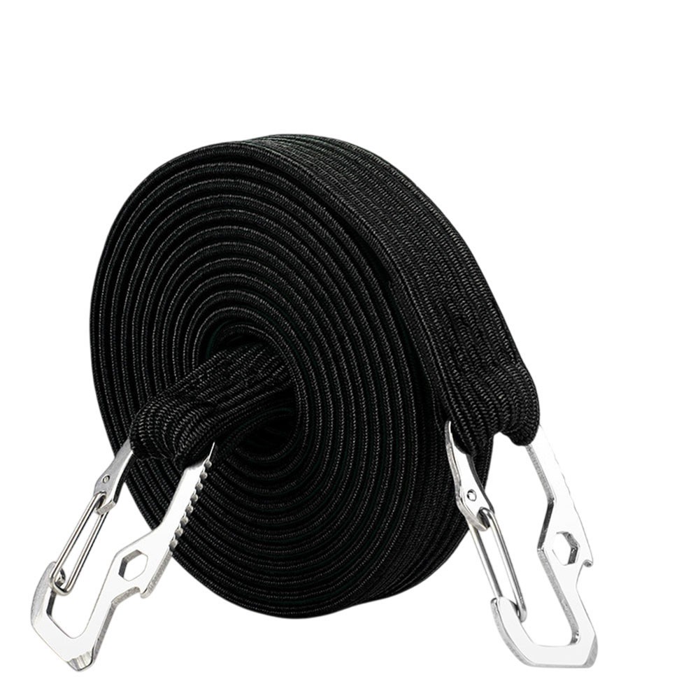 2 Meters Long Bungee Rops with Hooks Clips Luggage Cord Rope Elastics ...