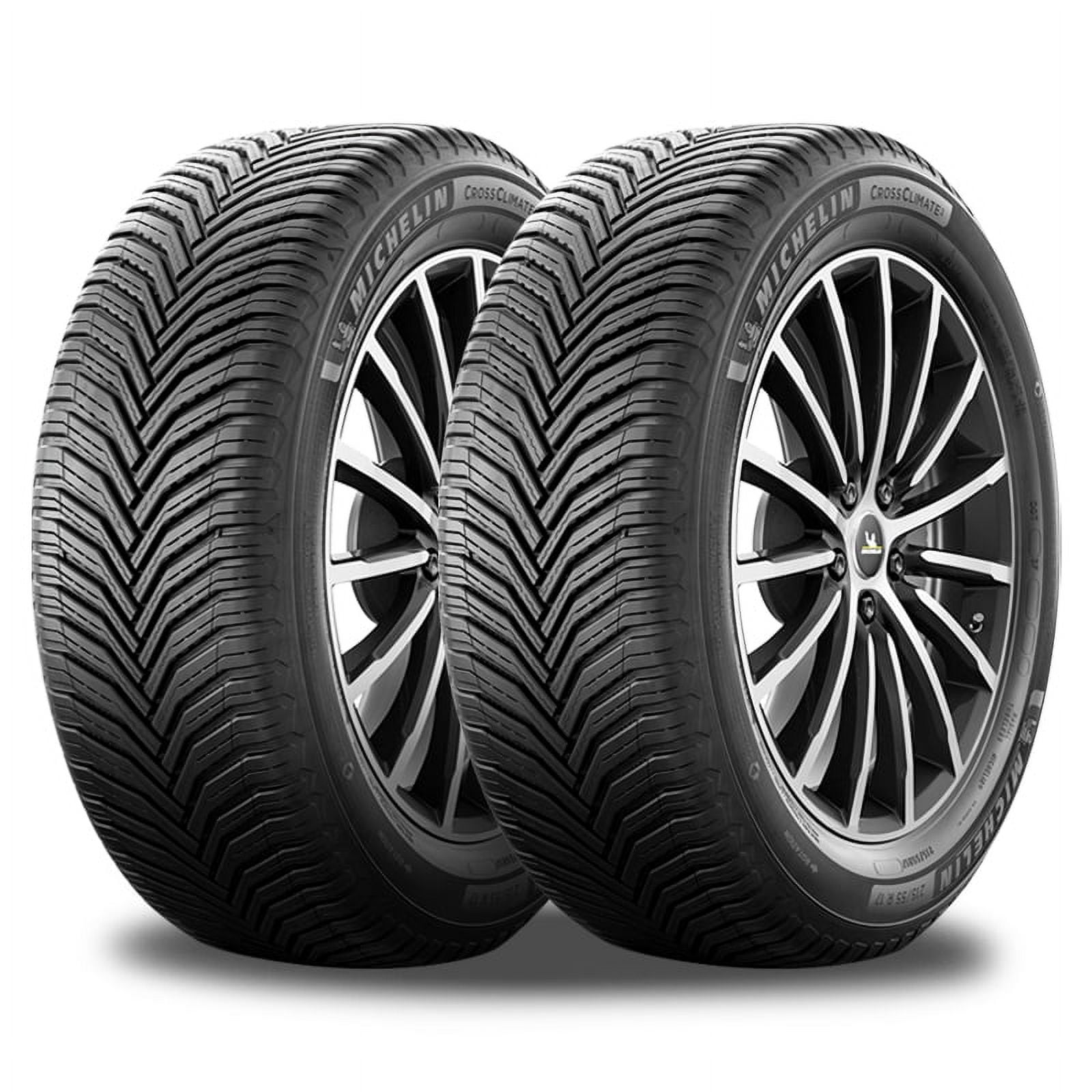 2 Michelin CrossClimate2 205/55R17 95V All Weather Tires 60K Mi