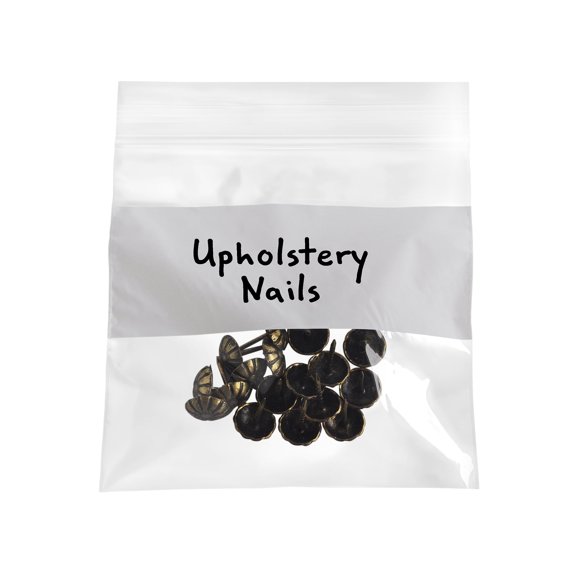 MMBM 2 Mil White Block Clear Reclosable Poly Bags 4" x 4" - Pack of 2000