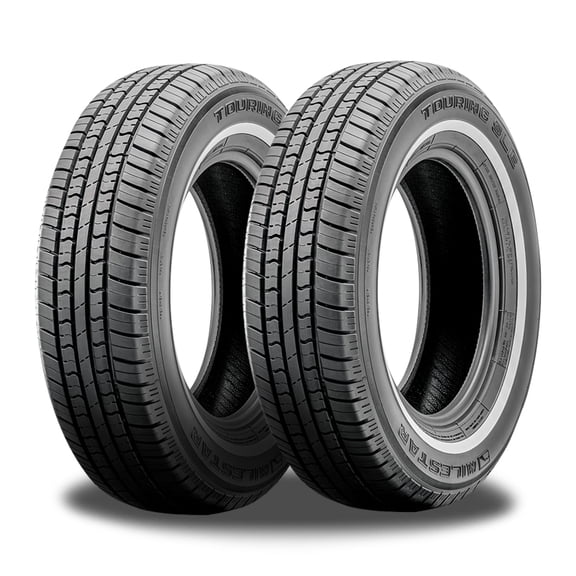 2 Milestar MS775 235/75R15 105S White Wall Stripe All Season Touring 40K Mileage 24000090 / 235/75/15 / 2357515