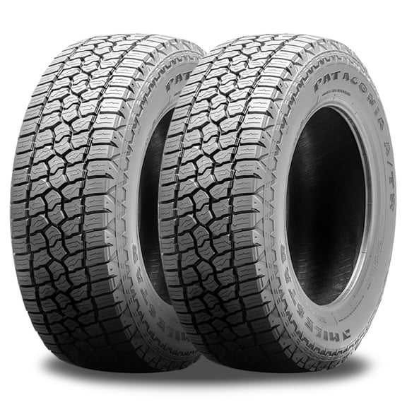 2 Milestar Patagonia A/T R 265/75R16 123/120Q All Terrain 10 PLY+50K Mi Warranty 22279045 / 265/75/16 / 2657516