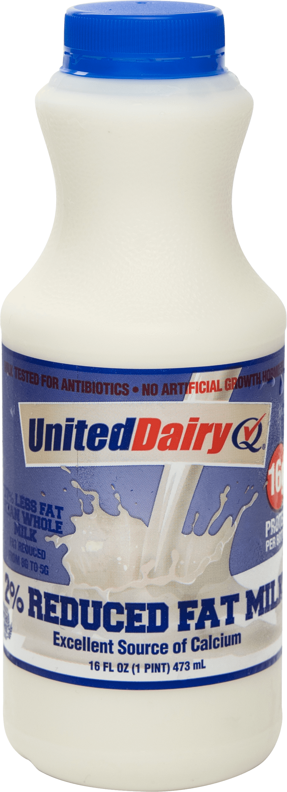 United Dairy Reduced Fat 2% Milk Pint