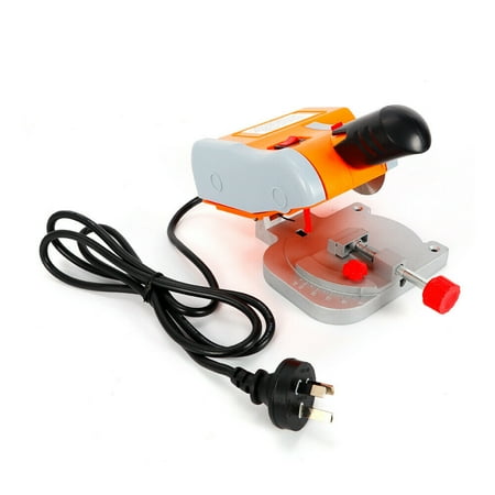 2" Mini Benchtop Cut-Off Chop Saw Wood Metal Angle Moulding Cutter 45Miter Saw Mini Benchtop Cut-Off Saw 45 Miter Saw Wood Metal Cutter Metal Angle Moulding Cutter 2" Blade 60Hz 7800 Rpm