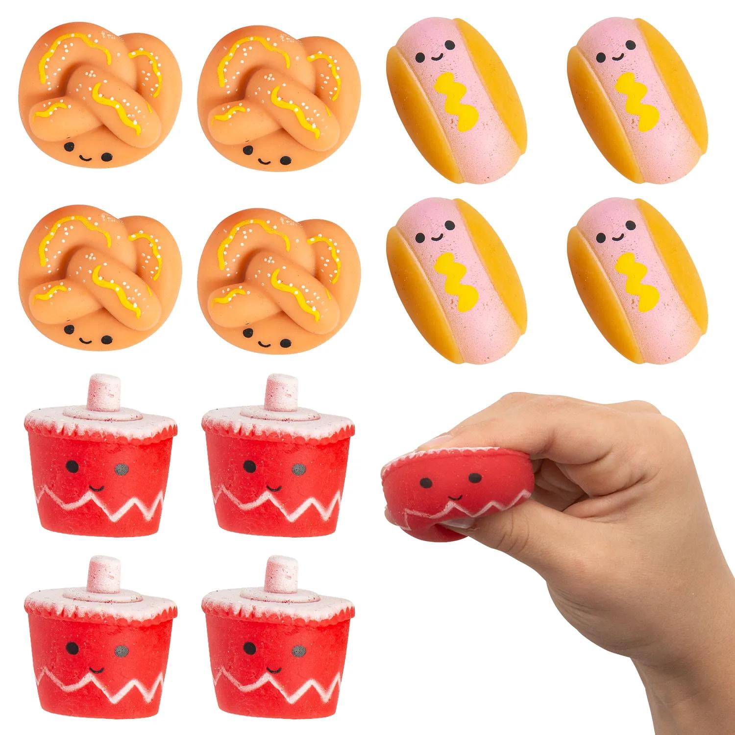 Squishy Kawaii Set 100 Stück Mini Mochi Squishy, Squishy Mochi,Fidget