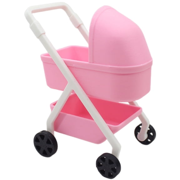 1. 1/12 Scale Realistic Baby Carriage Model for Nursery Display, Educational Kids Toy & Collector Decor