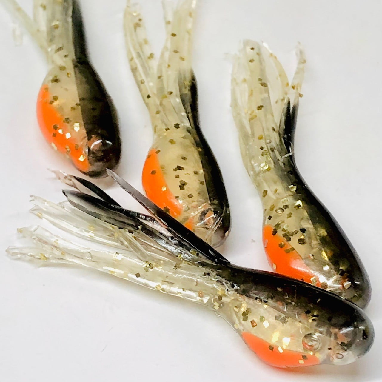 2 Minnow Crappie Tube Lures 20 pack Goldfish