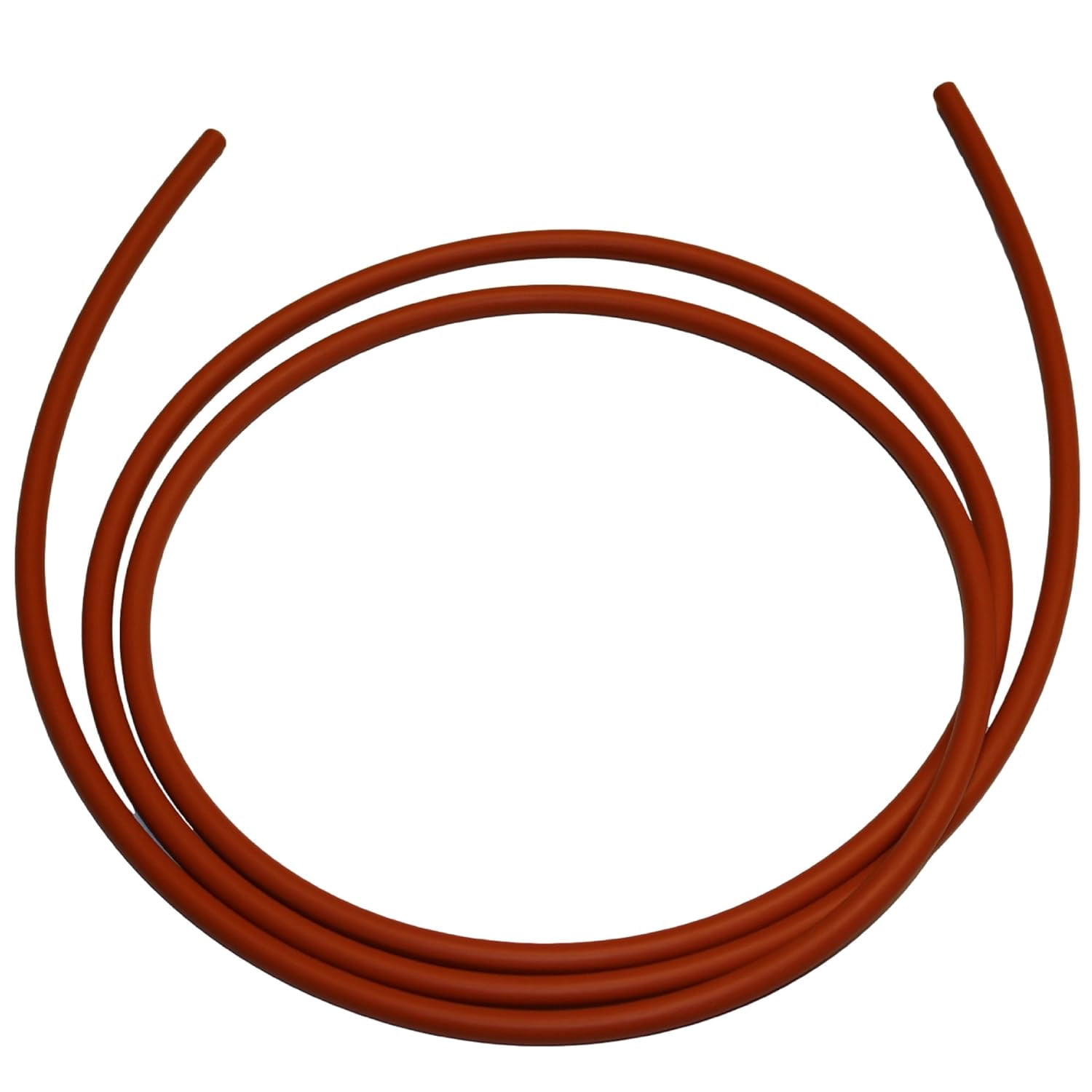 Silicone O-Ring Cord .250" Thick (1/4"), 70 Durometer, 10ft Roll - Red/Orange, All About Rubber Brand