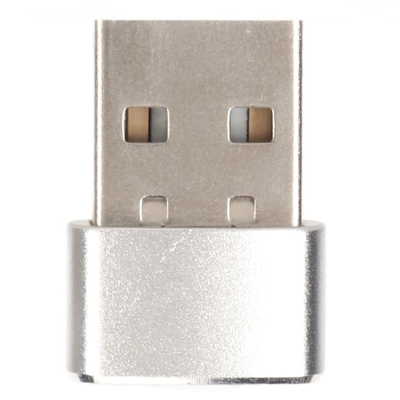 2-Mode Screen Wake-Up Tool for Gaming, Meetings, Presentations - Plug & Play Mini Mouse Vibrator Silver Mouse Jiggler